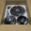 Depuley 42-Inch Ceiling Fan with Light: Walnut Ceiling Fans with 5 Blades Dual Finish Reversible - Farmhouse Ceiling Fan with Remote Control for Living Room Outdoor Patios