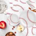 Baseball party Decorations - Baseball birthday Decorations,Plate, Cup, Napkin,Boats Paper Serving Tray, Birthday Party Decorations for Baseball Theme Party Serves 24