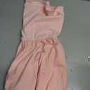 PRETTYGARDEN Women 2026 Summer Elegant Strapless Maxi Dress Tube Top Dress A Line Flowy Long Wedding Party Cocktail Dresses (Pink, XS)