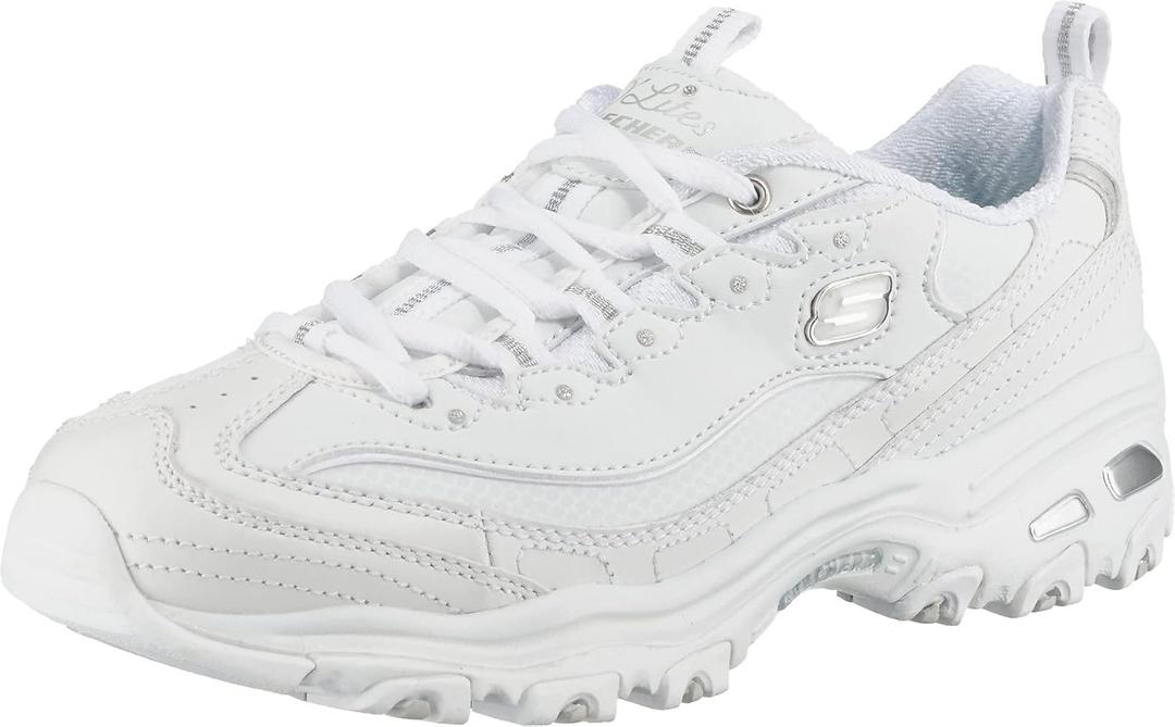 Skechers Women's D'Lites Fresh Start Memory Foam Lace-up Sneaker Fashion (9.5)