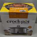 Crock-Pot 7 Quart Oval Manual Slow Cooker, Stainless Steel (SCV700-S-BR), Versatile Cookware for Large Families or Entertaining