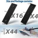 Boat Trailer Bunk Slides, Smoother Boat Bunk Slide Pads, Heavy Duty Boat Trailer Slides for Bunks,3"x10"