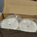 2pack 4"*14" Large Outdoors Flameless Candles Battery Operated with Remote & Timer, Waterproof Plastic LED Flickering Pillar Candles for Home Decoration, Weddings, Ivory