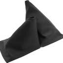 Manual Shift Boot Cover Shifter 11.5", Replacement Black Leather Shift Boot Compatible with Toyota 4Runner Pickup 4x4 1984-1989