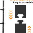 EVERYMATE Weight Plate Storage Rack, Olympic Weight Plate Holder, Bumper Plate Storage, Home Gym Organizer