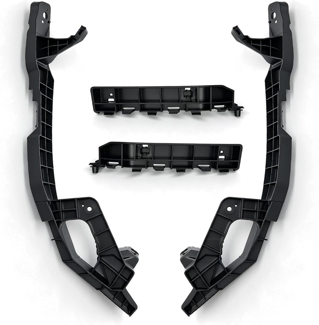 4Pcs Front Headlight & Bumper Bracket Mount Support Retainer Kit Compatible with Honda Accord 2008-2012 71140TA0A00, 71190TA0A00 Left & Right Side