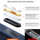TORRAS Stronger Magnetic & Shockproof for iPhone 17 Pro Max Case, Fit for MagSafe, Mil-Grade Drop Protection, Camera Control, DIY Button, Slim for iPhone 17 Pro Max Phone Case Translucent Deep Blue