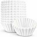 12-Cup Commercial Coffee Filters  Large Size (9.75" x 4.25") | Tall-Wall Basket Style | Fits BUNN & Large Coffee Makers | No Ground Overflow | 500 Count