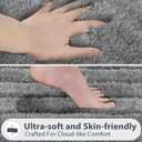 Washable Bathroom Rug 24" x 60", Extra Soft Bath Mat, Absorbent and Non Slip Bath Runner Rug for Shower, Bathtub, Sink, Floor