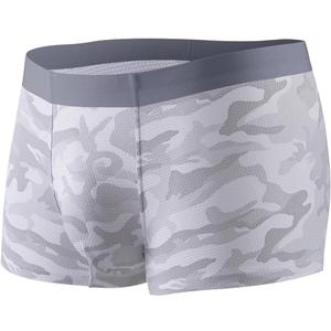 Arjen Kroos Men's Boxer Briefs - Silky Breathable Underwear for Men, Comfortable Tagless Cool Mens Trunks, White L (Gray, L)