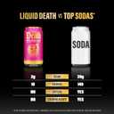 Liquid Death Soda-Flavored Sparkling Water - Pia Killada (Classic Pia Colada), Less Sugar*, Huge Flavor, No Caffeine, No Artificial Sweeteners, 12 Fl Oz (Pack of 12) (EXP 12/23/27)