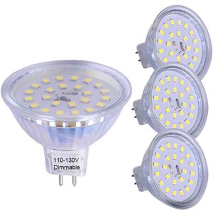 MR16 LED spot Light 120V Dimmable 5W 6000K Daylight gu5.3 Bulb 400LM Replace 50W Halogen Bulb for Flood Light mr16 Fixture