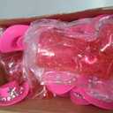 Silipull 20 Pcs Mini Pink Cowboy Hats with Rhinestones, Plastic Tiny Cowgirl Hat, Crafts, Western Party Decor, Cupcake Toppers
