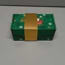 Surprise Gift Box Explosion for Money, Unique Folding Bouncing Red Envelope Gift Box with Confetti, Cash Explosion Luxury for Birthday Anniversary Valentine Proposal (15 Bounces) (Green Christmas)