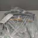 Medline Lightweight Junior/Lower Height Folding Walker with 5 Wheels