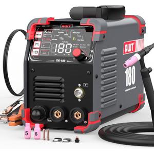 AWT LED Display 180A Cold TIG Welder with DC Pulse,5-in-1 TIG Welder