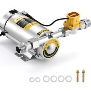 Water Pressure Booster Pump 180W Automatic Home Water Pump with Water Flow Switch for Household Shower Kitchen Bathroom Irrigation