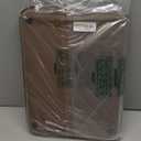 WATANIYA PET Boot Tray for Entryway Indoor, Heavy Duty Shoe Mat Tray 2 Packs, 16.7"x12.8" Waterproof Shoe Trays with Raised Edge, Outdoor Multi-Purpose Mat for Boots, Garden, Pet (Brown)