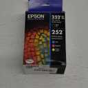 EPSON 252 DURABrite Ultra Ink High Capacity Black & Standard Color Cartridge Combo Pack (T252XL-BCS) Works with WorkForce WF-3620, WF-3640, WF-7110, WF-7610, WF-7620, WF-7710, WF-7720, WF-7210 (Multi-Pack)