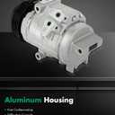 SCITOO AC Compressor for Ford Edge 3.5L 2007-2010, Fast Cooling Air Conditioner Compressor for Lincoln MKX 3.5L 2007-2010