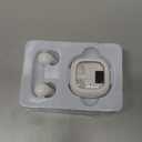 Mini Earbuds for Work and Sleep, Small Bluetooth 5.3 Headphones, 24 Hours Total Battery Life (White)
