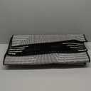 Rugshop Bohemian Stripe Stain Resistant High Traffic Living Room Kitchen Bedroom Dining Home Office Runner Rug 2'x7' Black