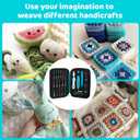 Crochet Hooks Set Digital  Original Ergonomic Counter to Track Rows and Stitches  Crochet Kit with 18 Different Size Interchangeable Crochet Needle with 2 Levels Led