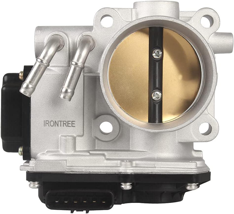 IRONTREE TB1301 Professional Electronic Throttle Body Compatible with 10-14 Honda CR-V, 08-12 Accord, 12-15 Civic, 09-14 Acura ILX, 13-15 TSX, 2.4L L4 Engine, 16400R44A01 16400R44A02