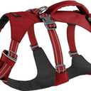 Tuff Pupper Escape Proof Dog Harness for Small Dogs | No Pull Lightweight Adjustable Harness | No Escape Multifunctional Outdoor Pet Gear | Strong Durable Breathable | Secure Comfortable Fit (Crimson Red), S