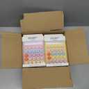 8-Pack Mechanical Keypad Calculator with Big Buttons, 12-Digit Large LCD Display Desktop Calculator, Cute Pastel Color Calculators for Students, Teachers & Office (4 Soft Colors)