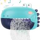 Lehoo Castle Toddler Bath Toys, Bath Bubble Machine, Dinosaur Bath Toys for Kids Ages 1-3, Bubble Maker for Bathtub, Toys for Boys Girls