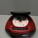 G Keni Portable CD and Cassette Player Boombox Combo, Casette Tape Recorder with Remote, AM FM Radio, USB Playback with Earphone Jack, 5.1V Bluetooth Speaker, Battery Operated/AC Powered for Home(Red)