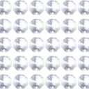 PATIKIL K9 Crystal Octagon Beads 2 Holes Pendants, 60 Pack 18mm Chandelier Prisms Parts Ornaments Hanging Beads for DIY Arts Crafts Decoration, Clear