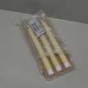 GenSwin Flameless Taper Candles with Remote, Real Wax and Color Changing Wick LED Taper Candles Battery Operated, 6 Pcs Flameless Candlesticks for Halloween Christmas Decor(Ivory, 0.78x9.6)