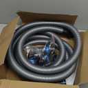 16FT Shop Vac Hose Dust Collection Hose Kit for Home & Shop Vacuum System with Expanded MultiBrand Power Tool Adapter Set with 6 Sander Vacuum Adapters for 21/4" Dust Collector Vacuum Connection