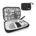 ToolBay Electronics Charger Organizer - Travel Cable Case for Cords, Chargers, and Tech Accessories, Set of 2