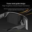 Smart Glasses,Polarized Bluetooth Sunglasses for Men & Women, Safety Glasses with Built-in Mic & HD Open Ear Speakers,Wireless Sport Glasses Indoor/Outdoor UV Protection