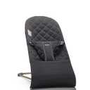 BabyBjörn Bouncer Bliss, Black, Woven, Classic Quilt | 2-in-1 Adjustable Baby Bouncer Seat and Toddler Chair, Newborn to Toddler (8-29 lbs), 4 Positions, Lightweight & Portable