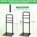 Adjustable Couch Chair Sofa Stand Assist Aid Bar Rail Lift for Elderly, Adjustable Height