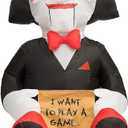 Inflatable Saw Jigsaw Puppet Yard Decoration