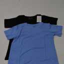 HILEELANG Kids Boy Basic Plain Cotton T-Shirts Short Sleeve Crew Neck Summer Tees 2 packs 7 Years