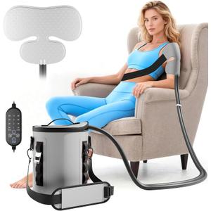 Cold Therapy Machine with Timer, Portable Ice Machine for Shoulder After Surgery, Knee Ice Area Accessory, Cryotherapy Pain Relief, Recovery System for Shoulder, Knee, Hip and Ankle Replacement