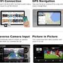 13.3 Inch Universal Double DIN Rotatable Android Car Stereo with 4GB+64GB IPS 19201080 Head Unit GPS Navigation Car Radio Compatible with Apple CarPlay/Android Auto Bluetooth 5.0 4G LTE