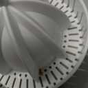 Dual-Head Electric Citrus Juicer, Lemon Squeezer with Power Cord and Cleaning Brush, 1-Button Automatic Juicer Machine for Orange, Lemon, Lime, Easy to Clean & Use, Built-in Cutter(Black)