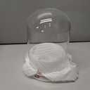 NCYP Small Glass Terrarium Cloche with Air Hole, 4.7 x 4.7 x 6.3 Inches