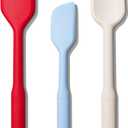 OXO Good Grips 3 Piece Silicone Spatula Set, One Size, Multi, Multicolor