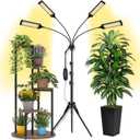 Grow Lights for Indoor Plants, Full Spectrum led Grow Light with Stand (4 Heads Light)