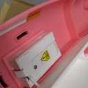 TPN Collapsible Baby Bathtub, Baby Bath Tub with Soft Cushion & Real-Time Thermometer, Baby Bathtub Infant to Toddler Tub (0-36 Months), Portable Newborn Travel Bath tub (Pink)