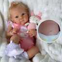 Reborn Baby Dolls Full Body Vinyl Girl 18 Inch Realistic Toddler Doll Real Life Newborn Baby Dolls That Look Real Lifelike Baby Doll