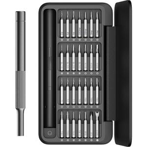 HOTO 28 in 1 Precision Screwdriver Set, Manual Small Screwdriver Magnetic Bits & Box, Mini Screwdriver Repair Kit for Eyeglasses, Electronics, Watches, Phones, Laptops, Cameras Repair Kit
